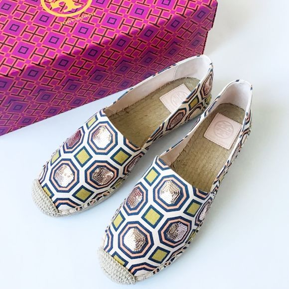 Tory Burch Shoes - NEW TORY BURCH Cecily Embellished Espadrilles 8.5